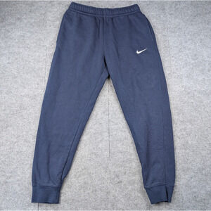 Nike Club Fleece Joggers Mens Small Blue Athleisure Sweatpants Athletic Training
